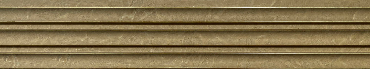 Brown Marble w/ Brass Line