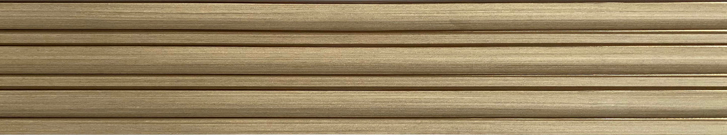 Light Wooden w/ Brass Line
