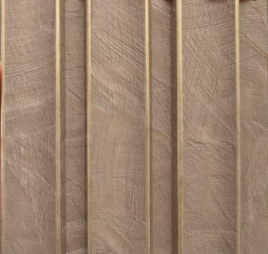 Brown Marble with Brass Line