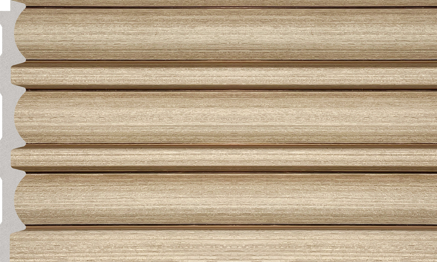 Brown Wood with Brass Line