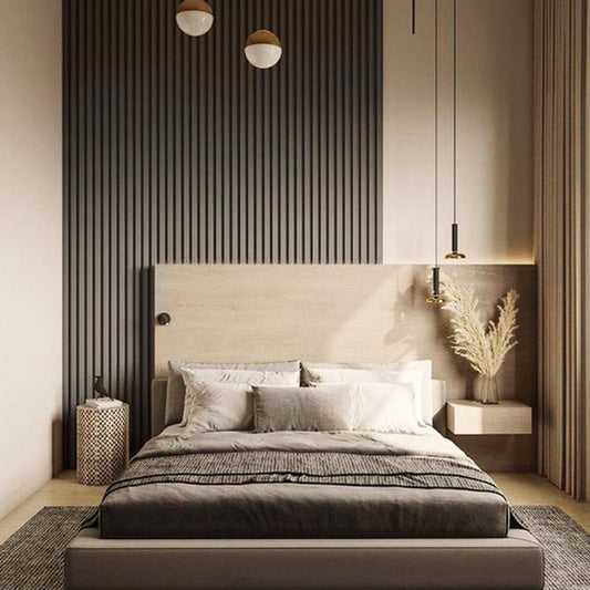 Oak Wood Fluted Wall