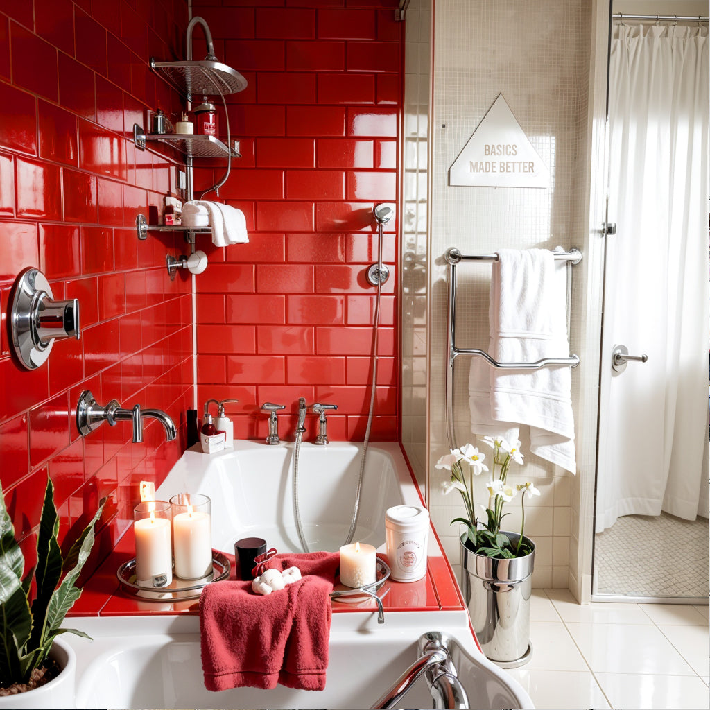 Subway Tiles Red