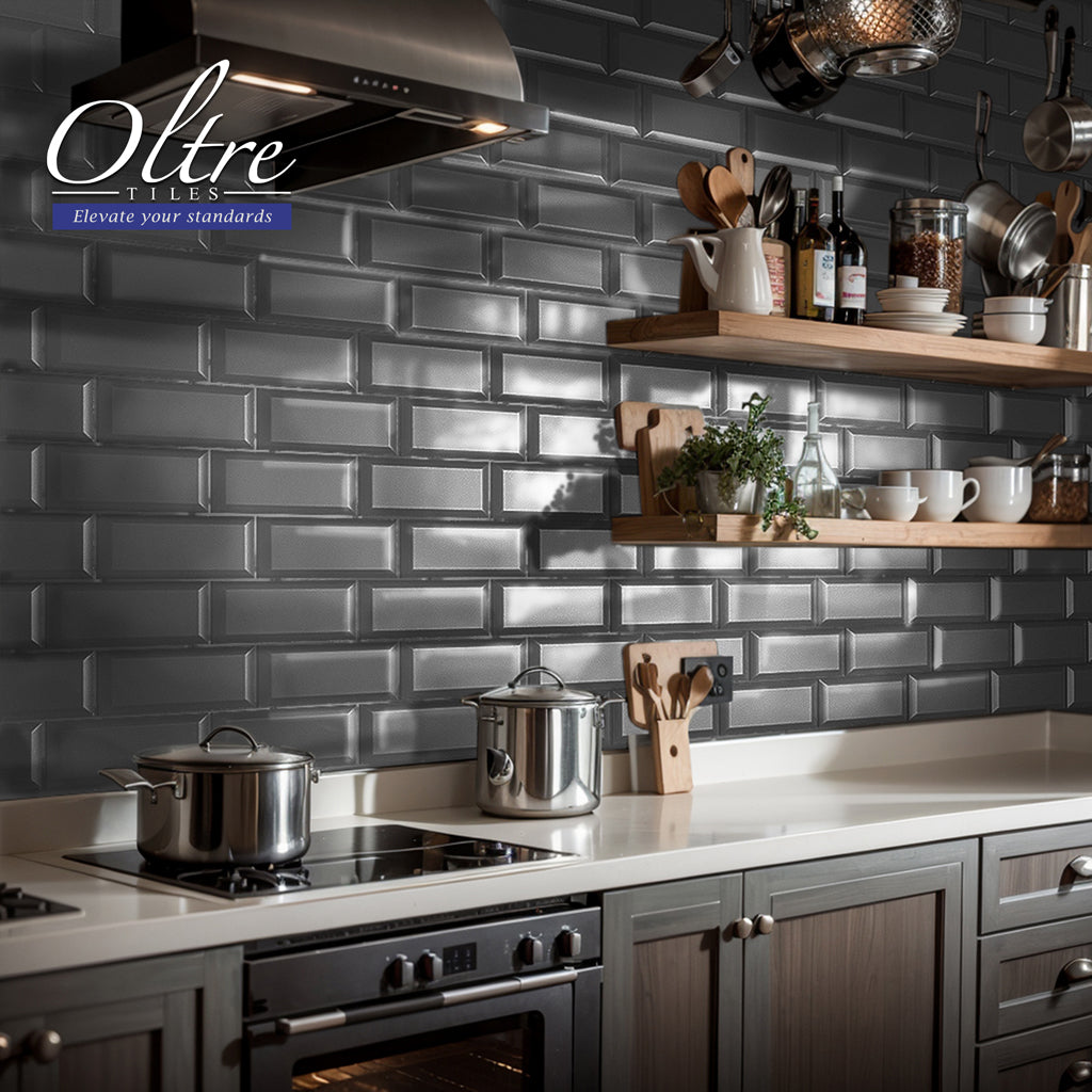 Subway Tiles Dark Gray