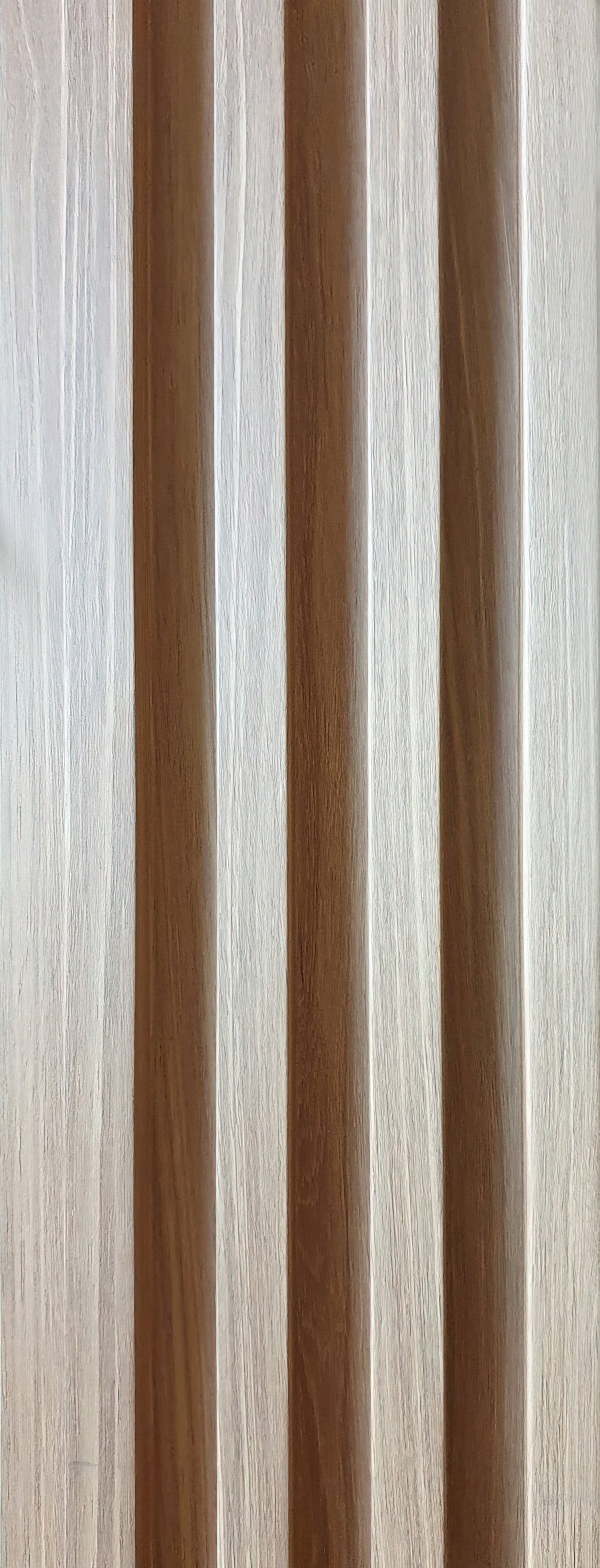 Oak Wood Fluted Wall