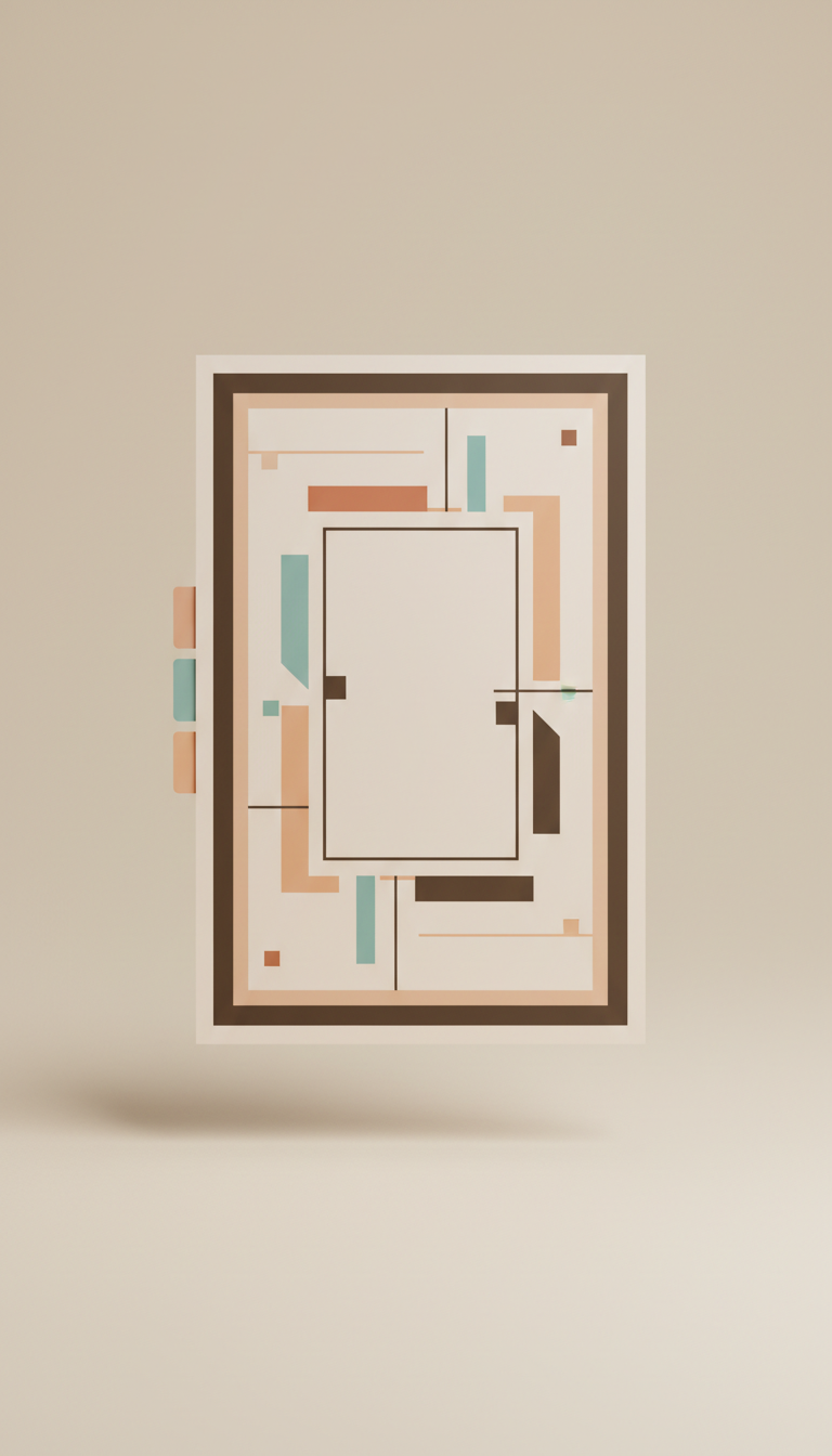 Advanced Navigation Menu Mockup Card
