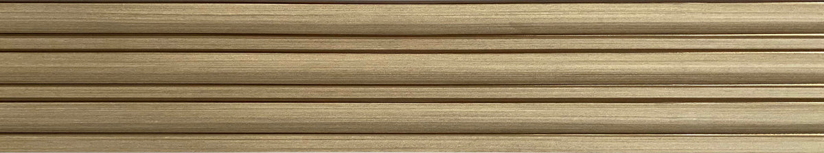 Light Wooden w/ Brass Line