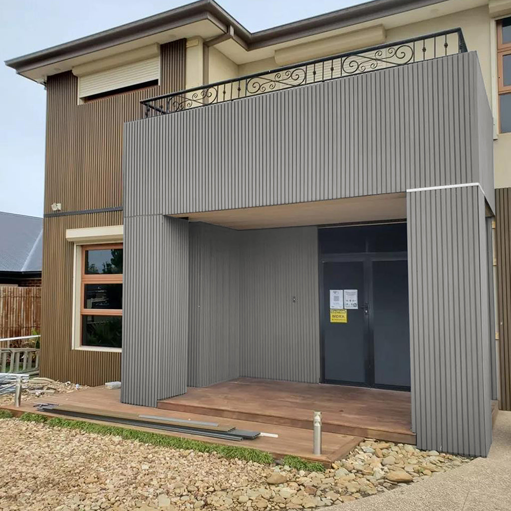 Outdoor Fluted Walls