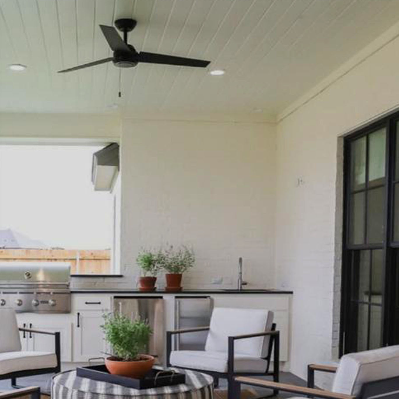 White Oak PVC Ceiling – Floors to Walls