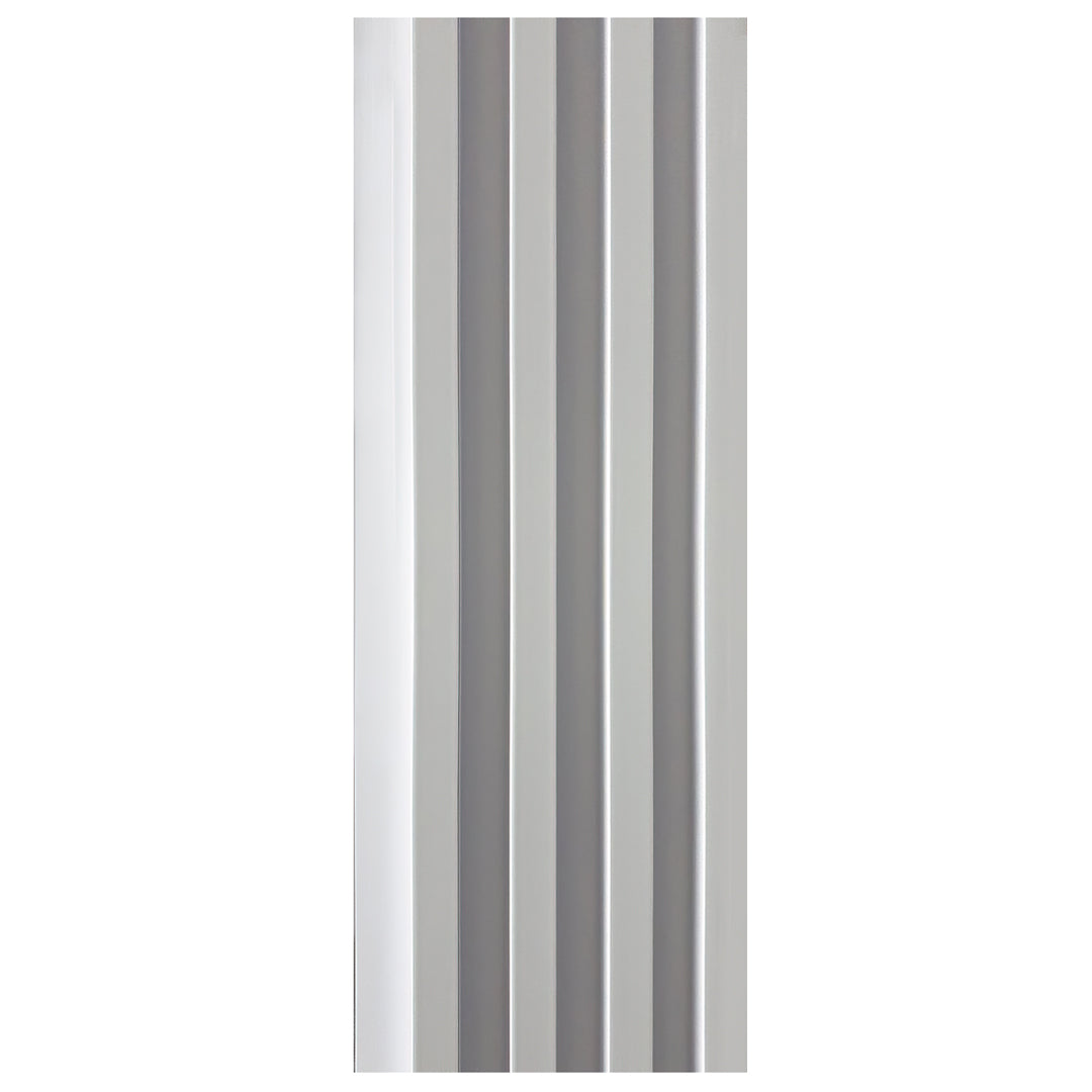 Cool White Fluted Wall