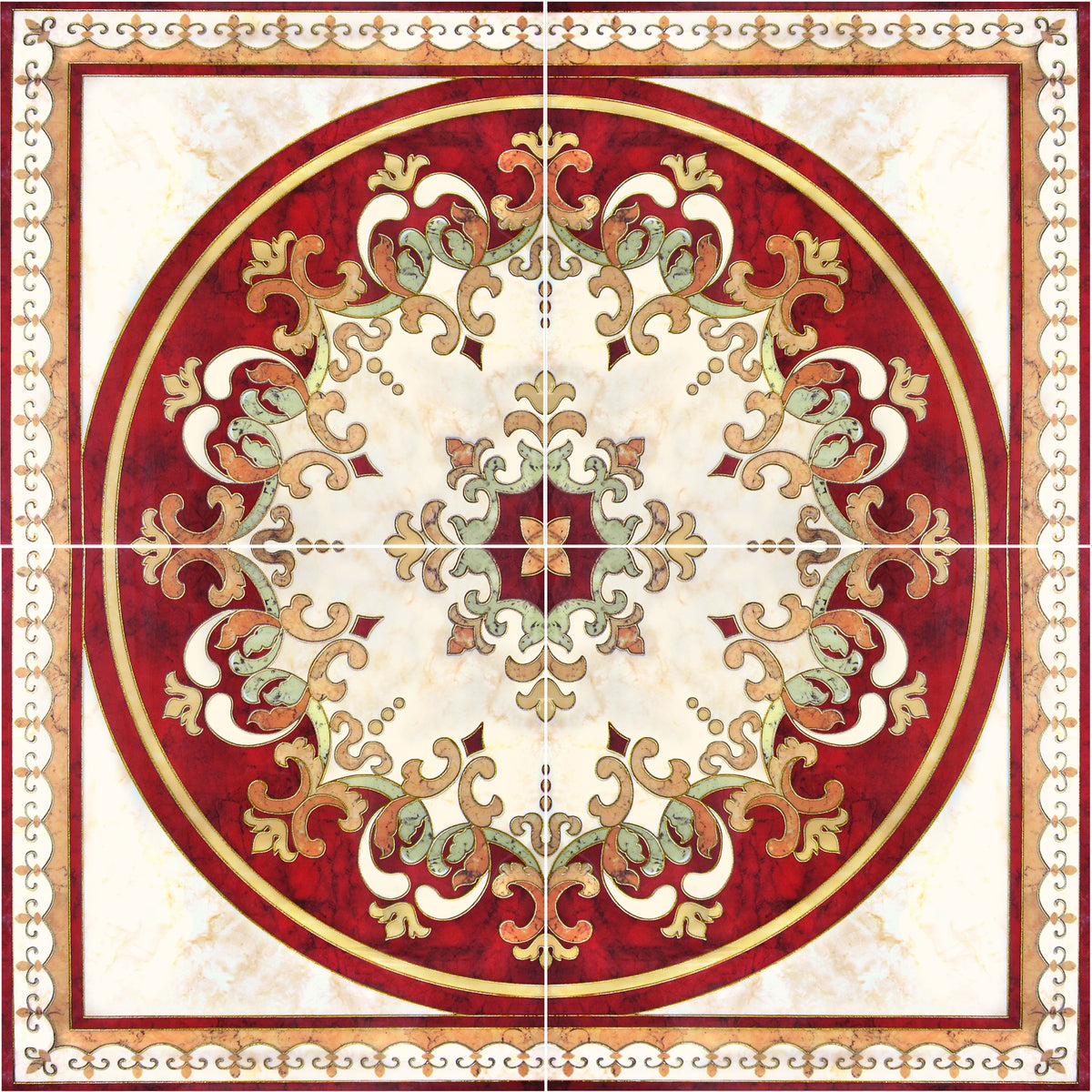 60x60 cm Decorative Tiles 4PG5848