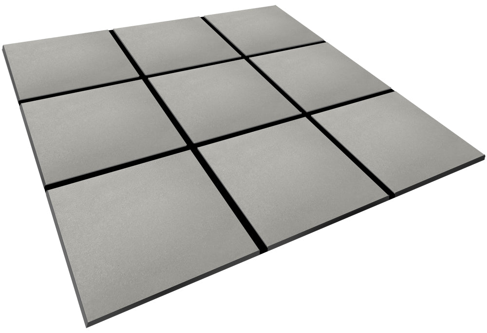 20x20 cm Plaza Paving Tiles Titan Gray