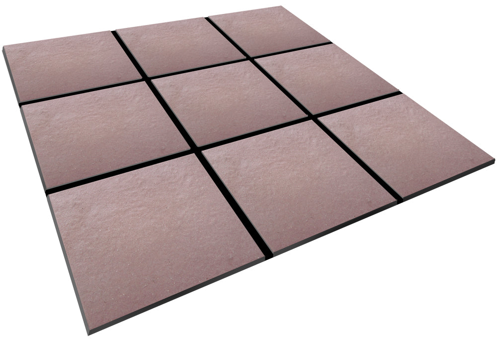 20x20 cm Plaza Paving Tiles Old Rose Rock