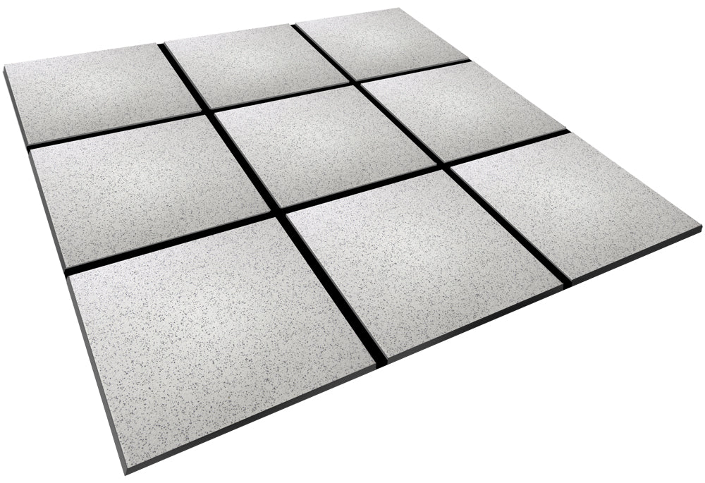 20x20 cm Plaza Paving Tiles Salt & Pepper Light